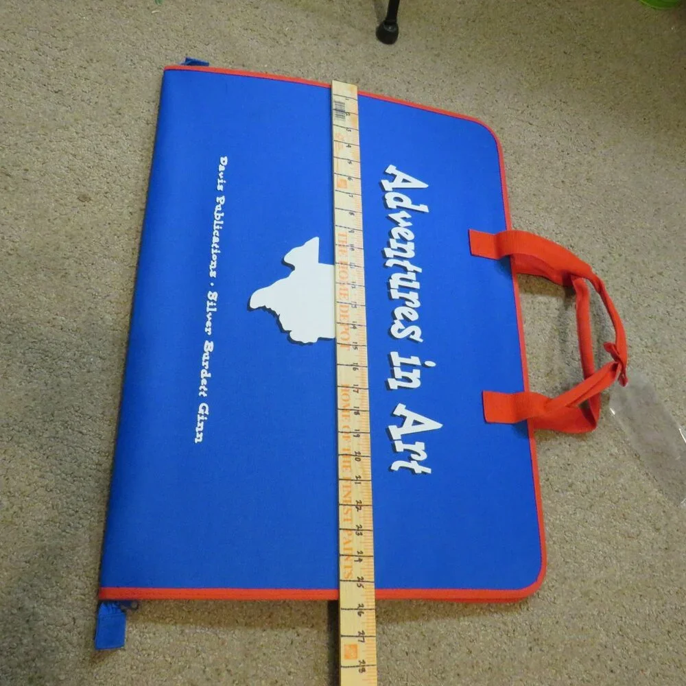 Large Art Storage BAG for Posters with pockets 19x25.5 inches ships flat